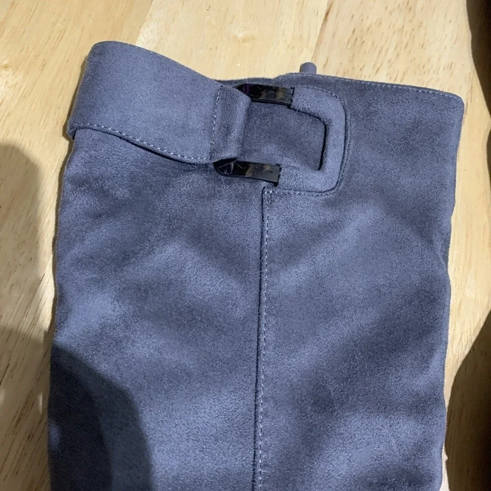 Impo Women's Boots Size 7. 5 Gray  Gerry Faux-Suede‎ Wedge